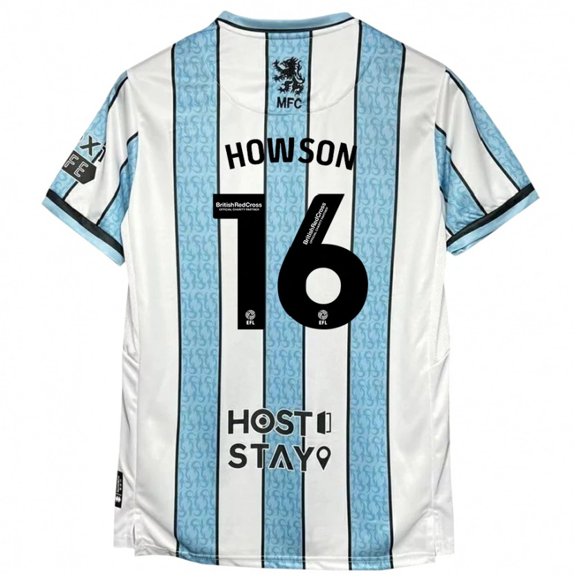 Danxen Herren Jonathan Howson #16 Weiß Blau Auswärtstrikot Trikot 2024/25 T-Shirt Schweiz