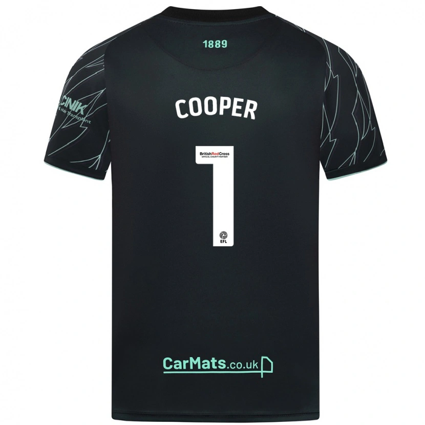 Danxen Herren Michael Cooper #1 Schwarz Grün Auswärtstrikot Trikot 2024/25 T-Shirt Schweiz