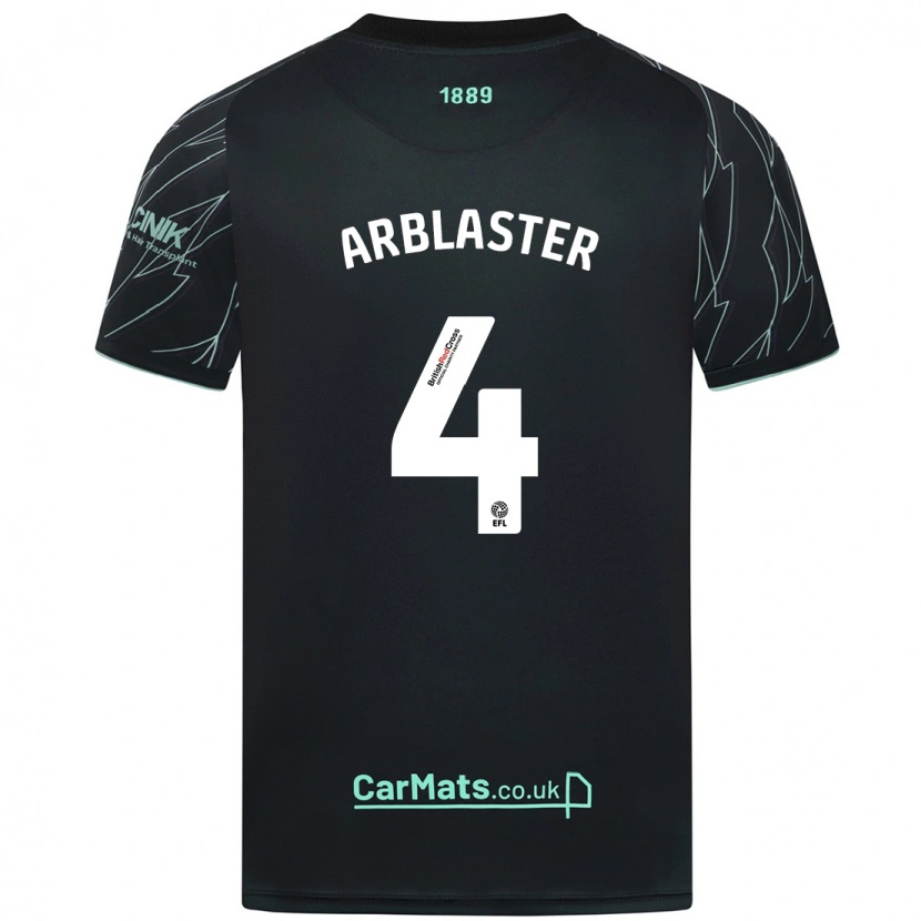 Danxen Herren Oliver Arblaster #4 Schwarz Grün Auswärtstrikot Trikot 2024/25 T-Shirt Schweiz