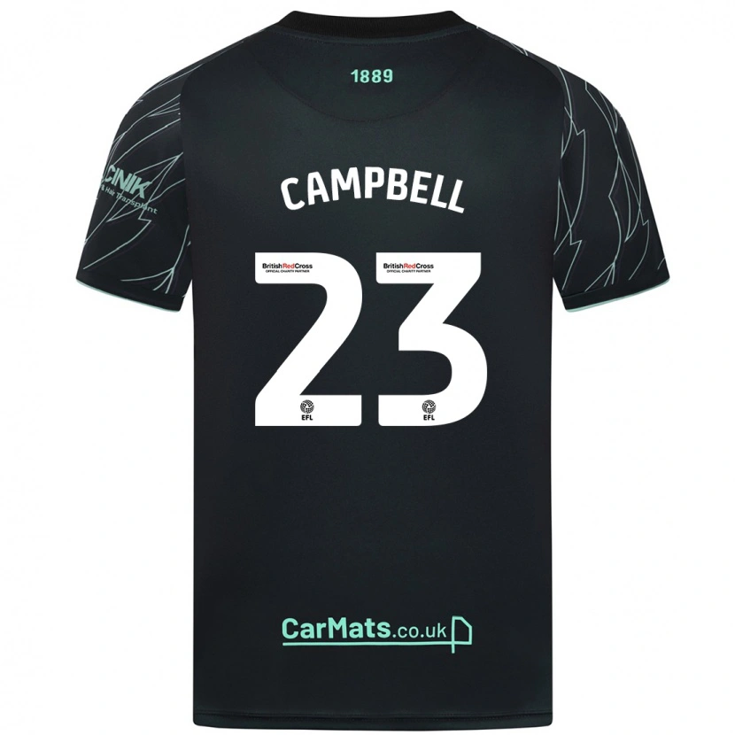 Danxen Herren Tyrese Campbell #23 Schwarz Grün Auswärtstrikot Trikot 2024/25 T-Shirt Schweiz