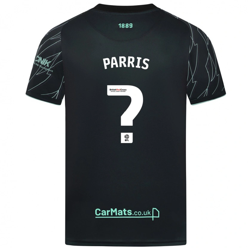 Danxen Herren Mekhi Haughton-Parris #0 Schwarz Grün Auswärtstrikot Trikot 2024/25 T-Shirt Schweiz