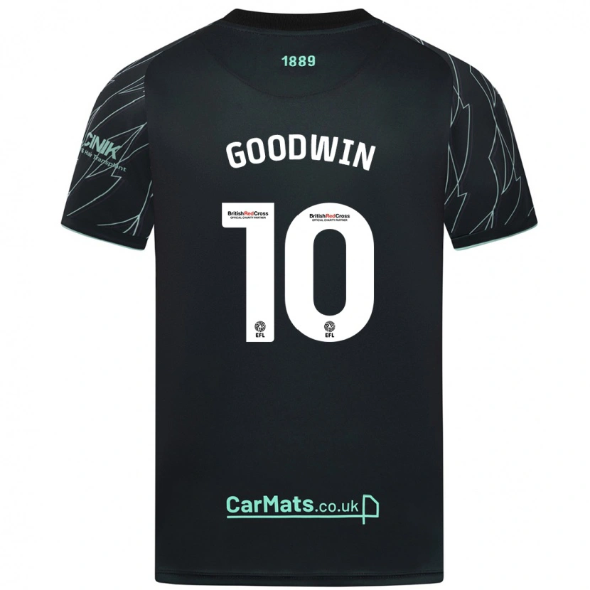 Danxen Herren Isobel Goodwin #10 Schwarz Grün Auswärtstrikot Trikot 2024/25 T-Shirt Schweiz