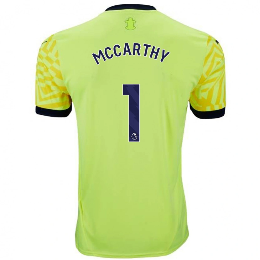 Danxen Herren Alex Mccarthy #1 Gelb Auswärtstrikot Trikot 2024/25 T-Shirt Schweiz