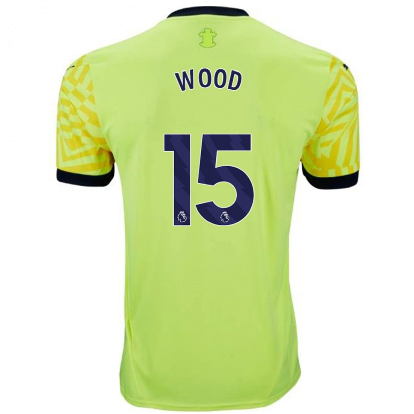 Danxen Herren Nathan Wood #15 Gelb Auswärtstrikot Trikot 2024/25 T-Shirt Schweiz