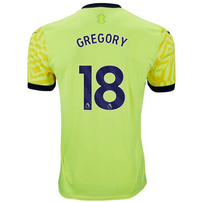 Danxen Herren Freya Gregory #18 Gelb Auswärtstrikot Trikot 2024/25 T-Shirt Schweiz