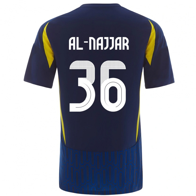 Danxen Herren Raghed Al-Najjar #36 Blau Gelb Auswärtstrikot Trikot 2024/25 T-Shirt Schweiz