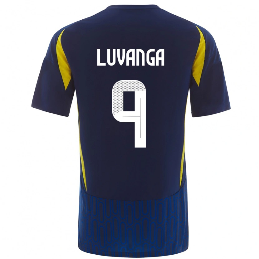 Danxen Herren Clara Luvanga #9 Blau Gelb Auswärtstrikot Trikot 2024/25 T-Shirt Schweiz