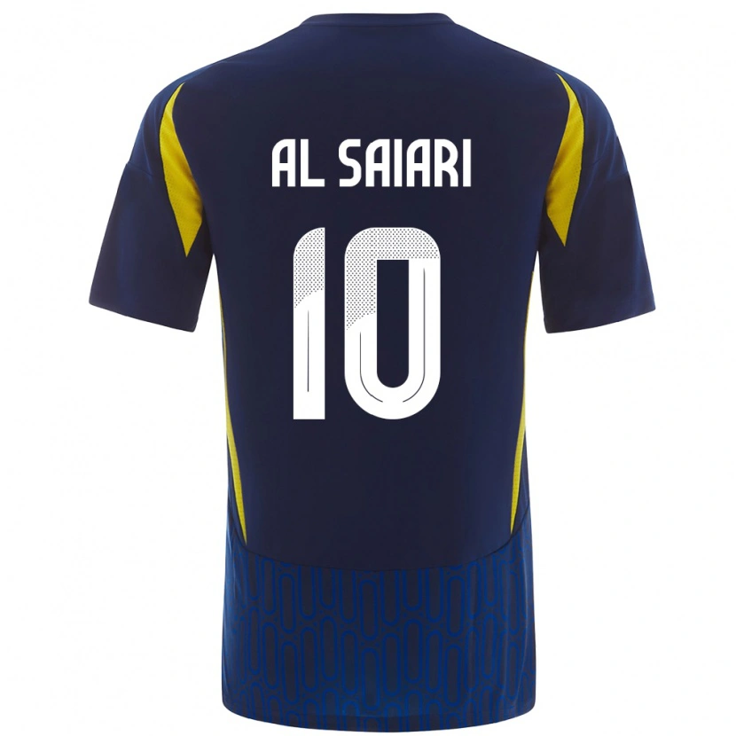 Danxen Herren Mubarkh Al-Saiari #10 Blau Gelb Auswärtstrikot Trikot 2024/25 T-Shirt Schweiz