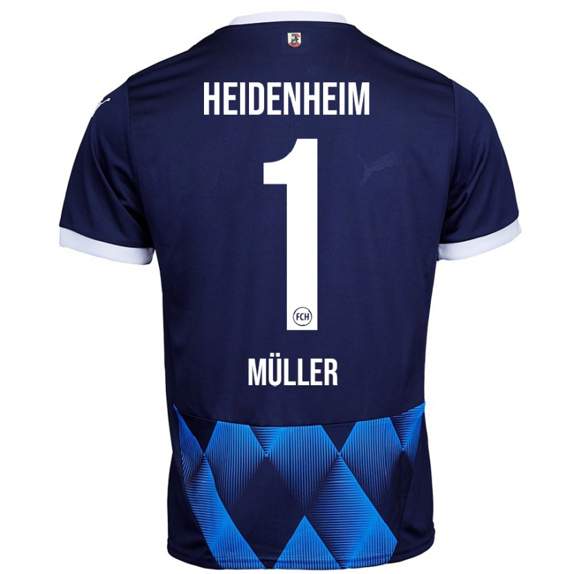 Danxen Herren Kevin Müller #1 Dunkel Marineblau Auswärtstrikot Trikot 2024/25 T-Shirt Schweiz