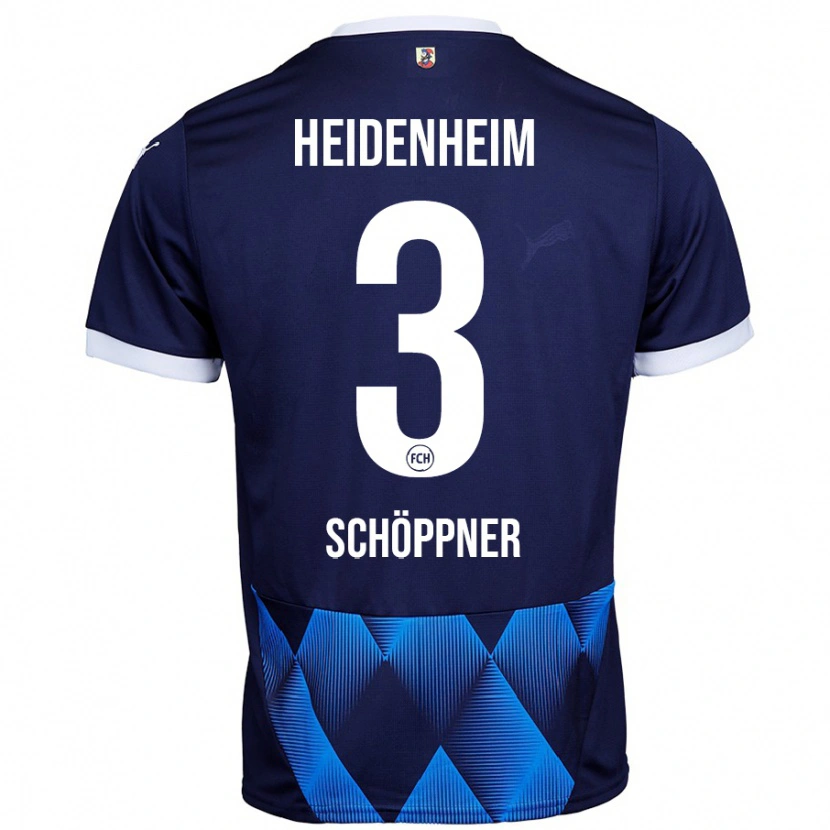 Danxen Herren Jan Schöppner #3 Dunkel Marineblau Auswärtstrikot Trikot 2024/25 T-Shirt Schweiz