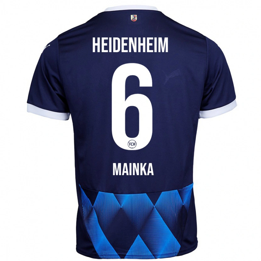 Danxen Herren Patrick Mainka #6 Dunkel Marineblau Auswärtstrikot Trikot 2024/25 T-Shirt Schweiz