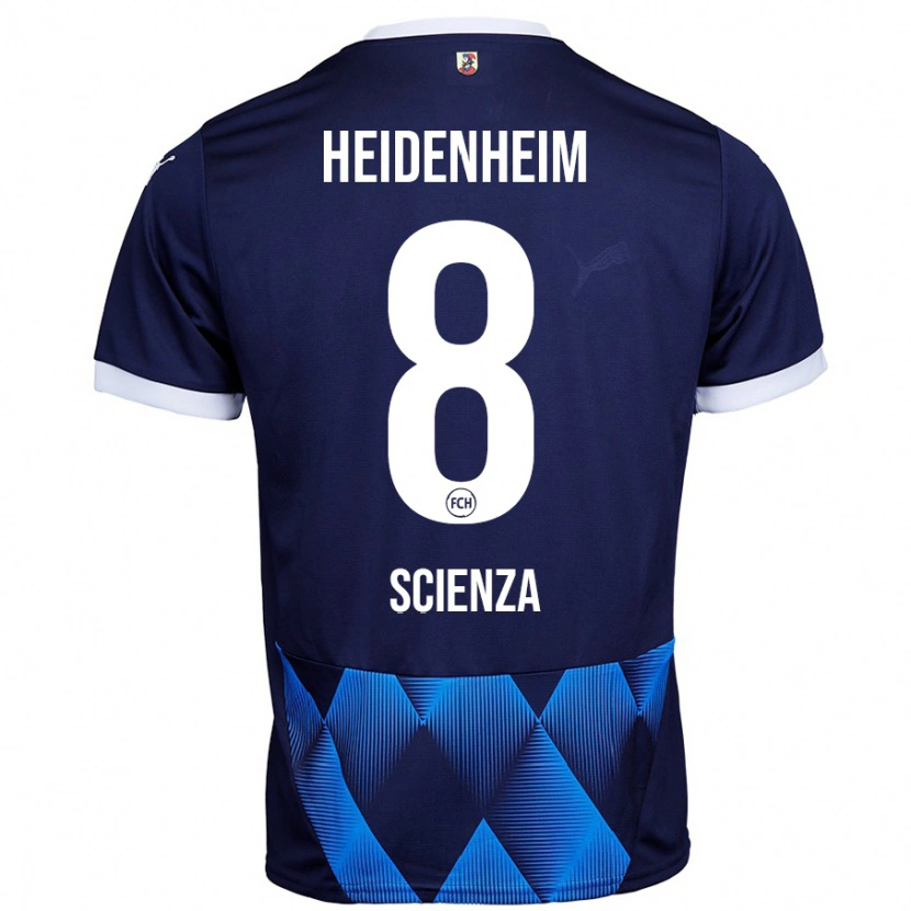 Danxen Herren Léo Scienza #8 Dunkel Marineblau Auswärtstrikot Trikot 2024/25 T-Shirt Schweiz