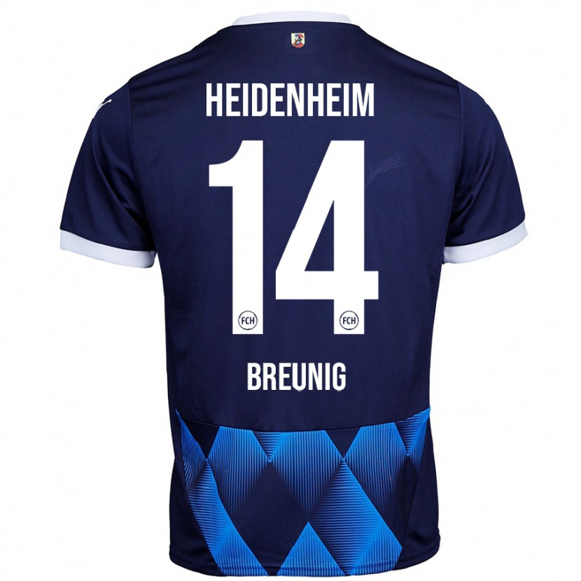 Danxen Herren Maximilian Breunig #14 Dunkel Marineblau Auswärtstrikot Trikot 2024/25 T-Shirt Schweiz