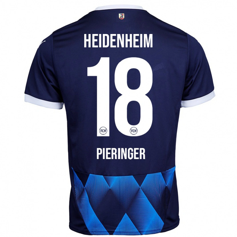 Danxen Herren Marvin Pieringer #18 Dunkel Marineblau Auswärtstrikot Trikot 2024/25 T-Shirt Schweiz