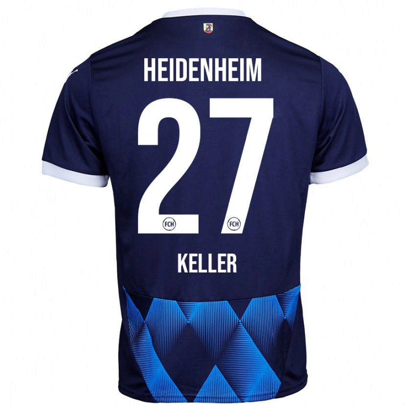 Danxen Herren Thomas Keller #27 Dunkel Marineblau Auswärtstrikot Trikot 2024/25 T-Shirt Schweiz