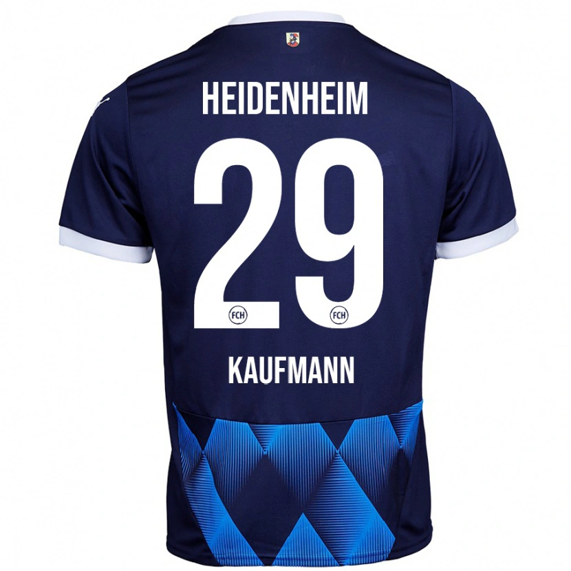 Danxen Herren Mikkel Kaufmann #29 Dunkel Marineblau Auswärtstrikot Trikot 2024/25 T-Shirt Schweiz