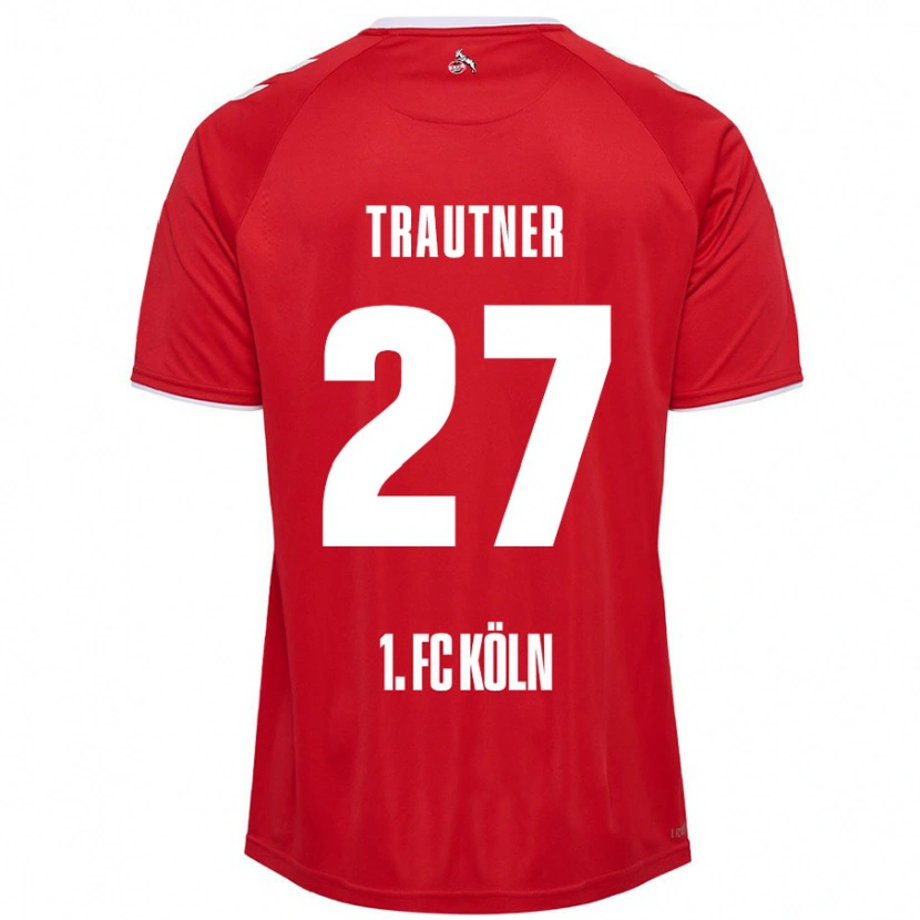 Danxen Herren Tobias Trautner #27 Rot Weiß Auswärtstrikot Trikot 2024/25 T-Shirt Schweiz