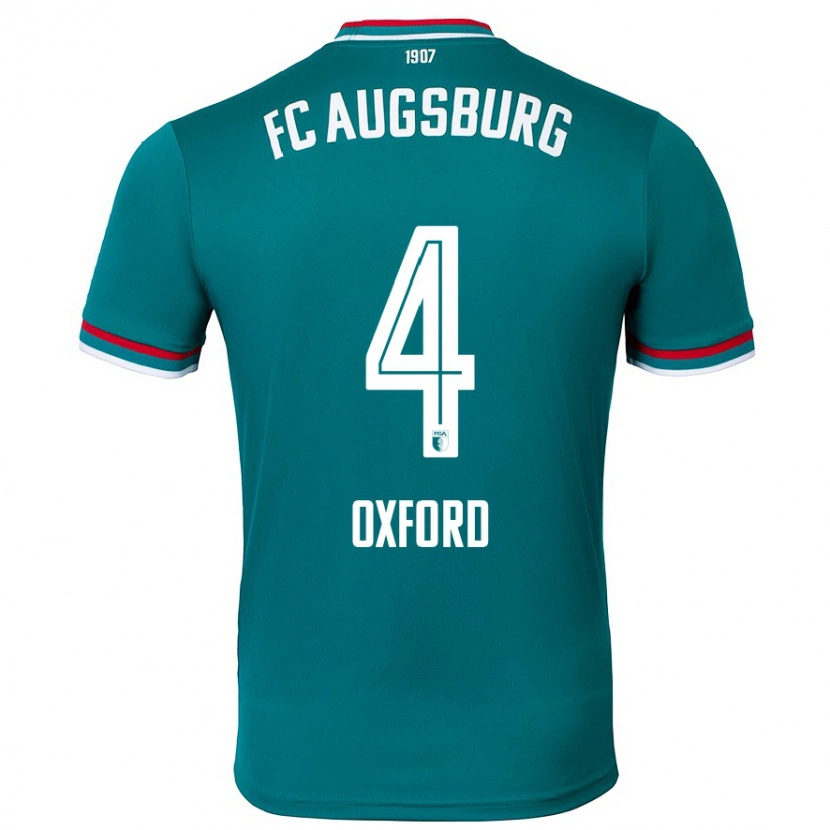 Danxen Herren Reece Oxford #4 Dunkelgrün Auswärtstrikot Trikot 2024/25 T-Shirt Schweiz