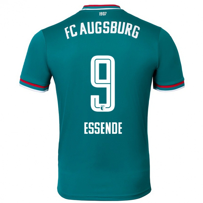 Danxen Herren Samuel Essende #9 Dunkelgrün Auswärtstrikot Trikot 2024/25 T-Shirt Schweiz