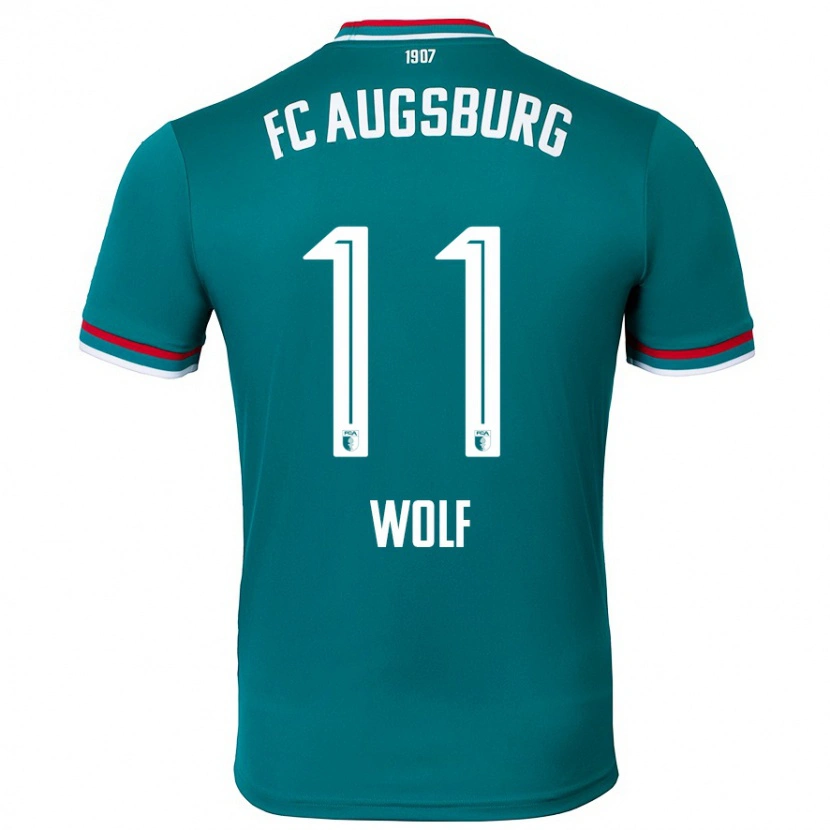 Danxen Herren Marius Wolf #11 Dunkelgrün Auswärtstrikot Trikot 2024/25 T-Shirt Schweiz