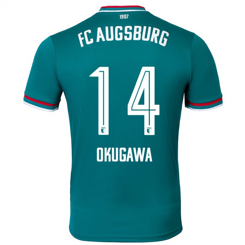 Danxen Herren Masaya Okugawa #14 Dunkelgrün Auswärtstrikot Trikot 2024/25 T-Shirt Schweiz