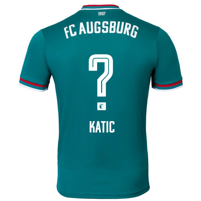 Danxen Herren Daniel Katic #0 Dunkelgrün Auswärtstrikot Trikot 2024/25 T-Shirt Schweiz