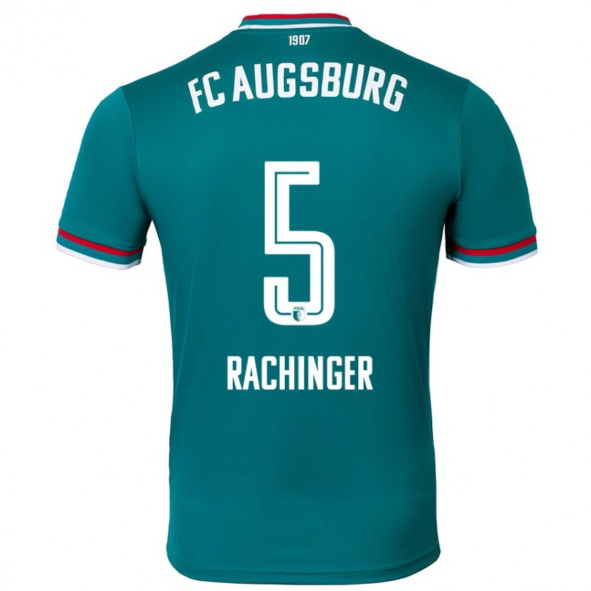 Danxen Herren Lorenz Rachinger #5 Dunkelgrün Auswärtstrikot Trikot 2024/25 T-Shirt Schweiz