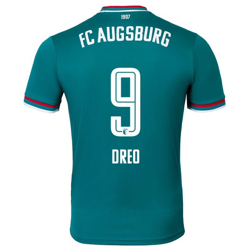 Danxen Herren David Dreo #9 Dunkelgrün Auswärtstrikot Trikot 2024/25 T-Shirt Schweiz