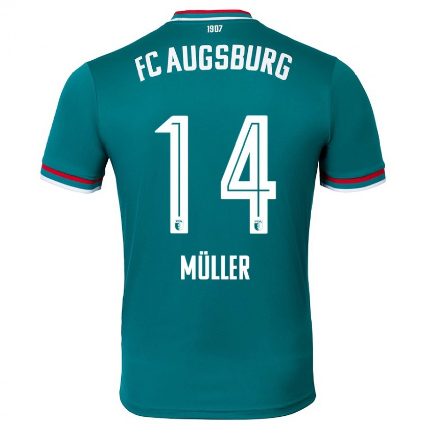 Danxen Herren Mato Müller #14 Dunkelgrün Auswärtstrikot Trikot 2024/25 T-Shirt Schweiz