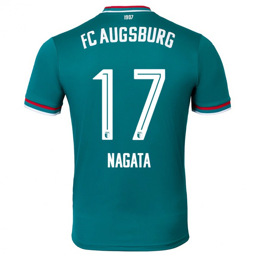 Danxen Herren Ryoji Nagata #17 Dunkelgrün Auswärtstrikot Trikot 2024/25 T-Shirt Schweiz