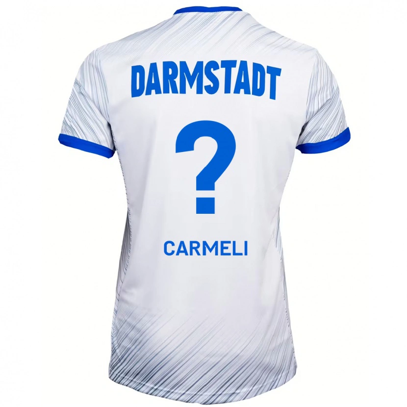 Danxen Herren Liad Carmeli #0 Weiß Blau Auswärtstrikot Trikot 2024/25 T-Shirt Schweiz