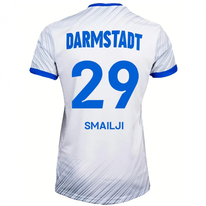 Danxen Herren Esad Smailji #29 Weiß Blau Auswärtstrikot Trikot 2024/25 T-Shirt Schweiz