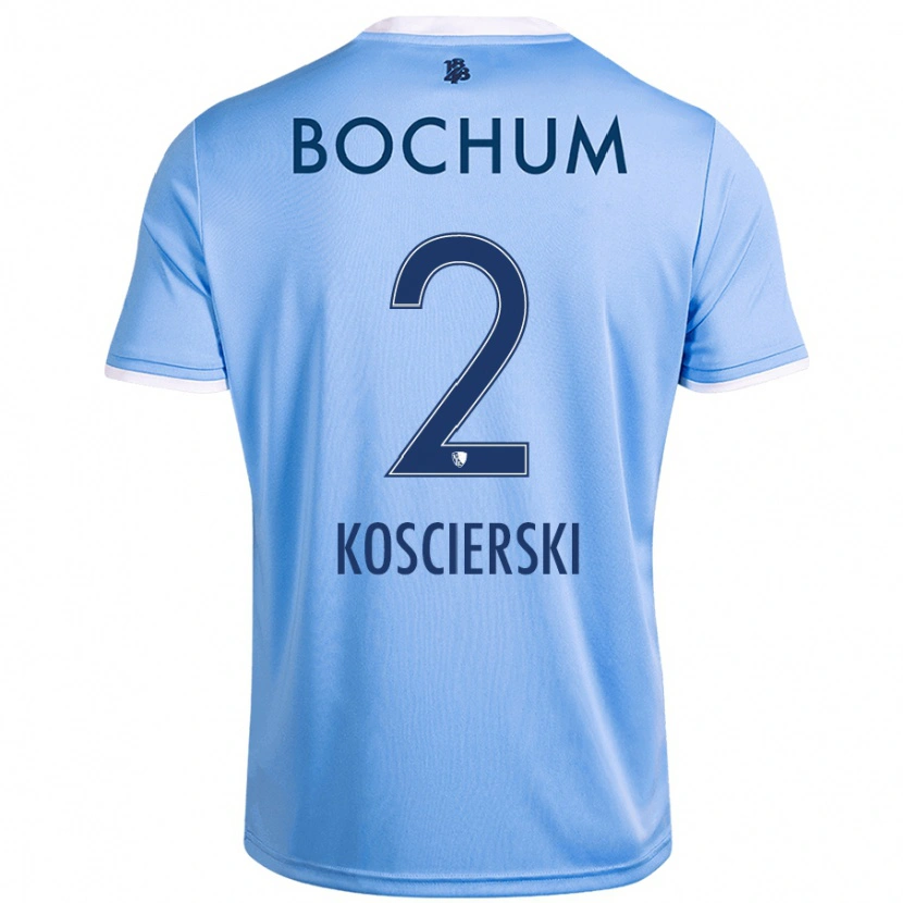 Danxen Herren Kacper Koscierski #2 Himmelblau Auswärtstrikot Trikot 2024/25 T-Shirt Schweiz