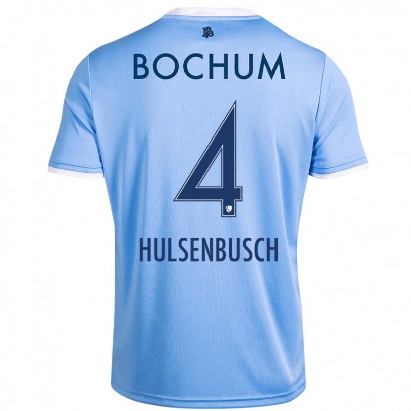 Danxen Herren Daniel Hülsenbusch #4 Himmelblau Auswärtstrikot Trikot 2024/25 T-Shirt Schweiz