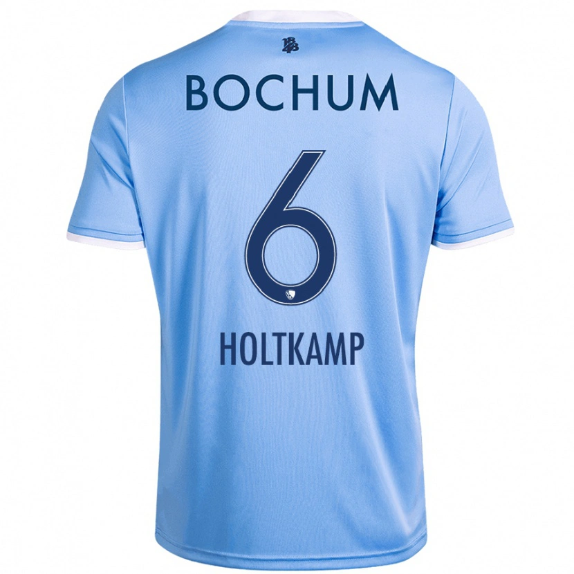 Danxen Herren Lars Holtkamp #6 Himmelblau Auswärtstrikot Trikot 2024/25 T-Shirt Schweiz