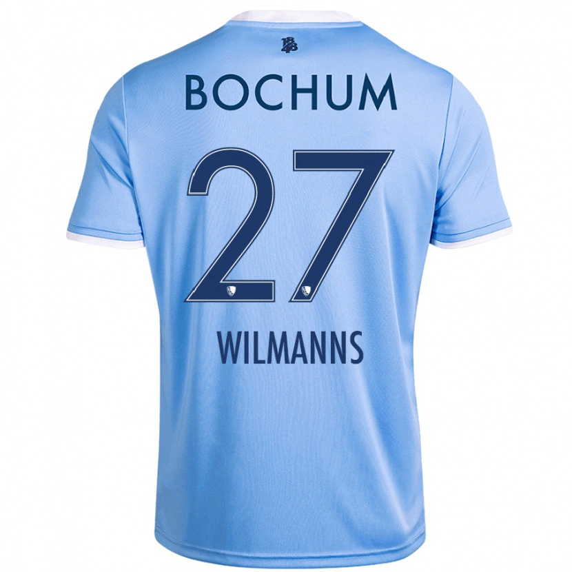 Danxen Herren Anjo Wilmanns #27 Himmelblau Auswärtstrikot Trikot 2024/25 T-Shirt Schweiz