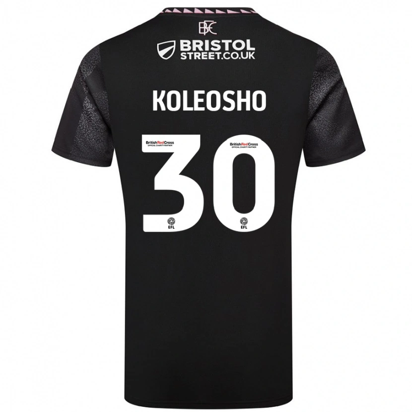 Danxen Herren Luca Koleosho #30 Schwarz Auswärtstrikot Trikot 2024/25 T-Shirt Schweiz