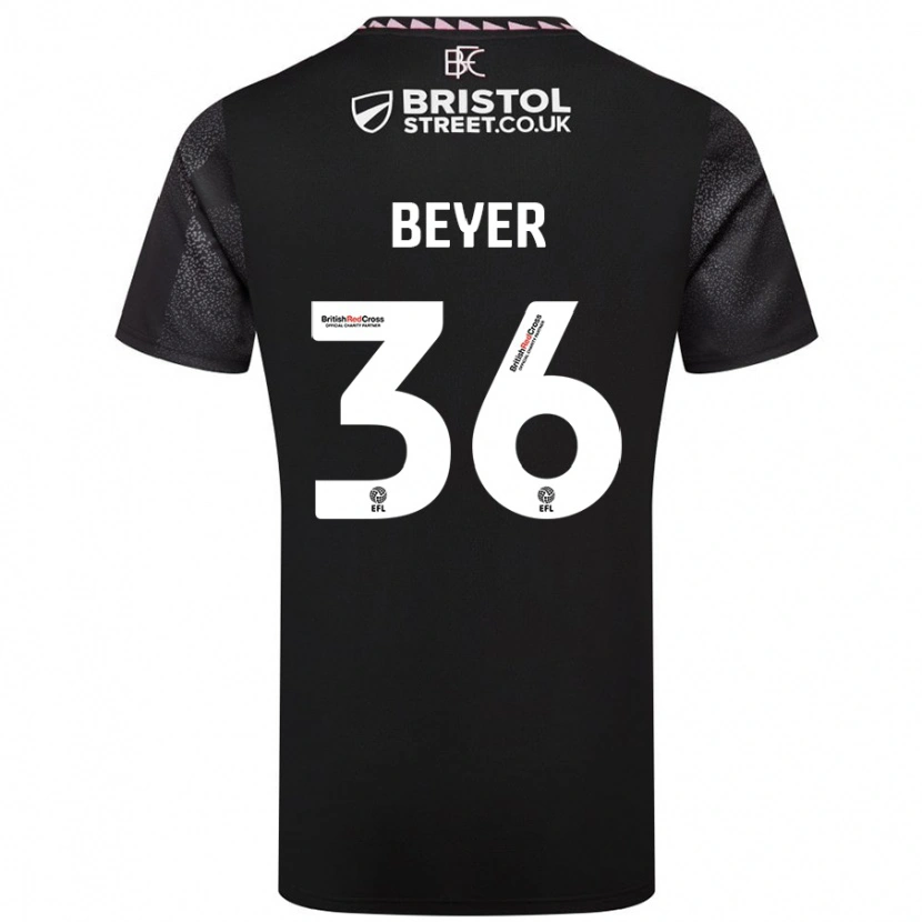 Danxen Herren Jordan Beyer #36 Schwarz Auswärtstrikot Trikot 2024/25 T-Shirt Schweiz