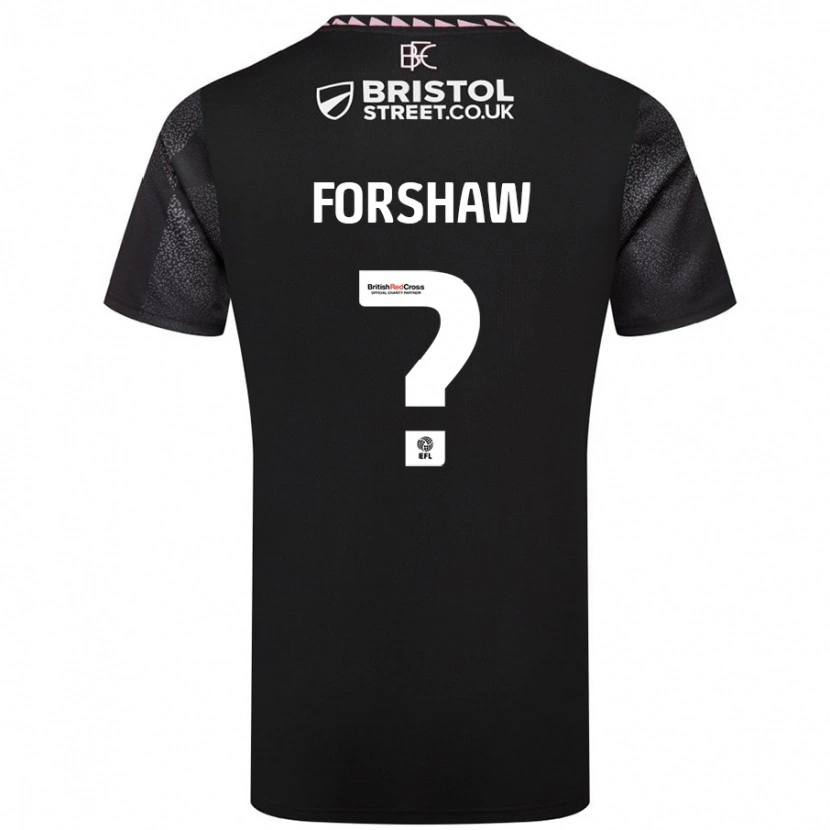 Danxen Herren Lewis Forshaw #0 Schwarz Auswärtstrikot Trikot 2024/25 T-Shirt Schweiz