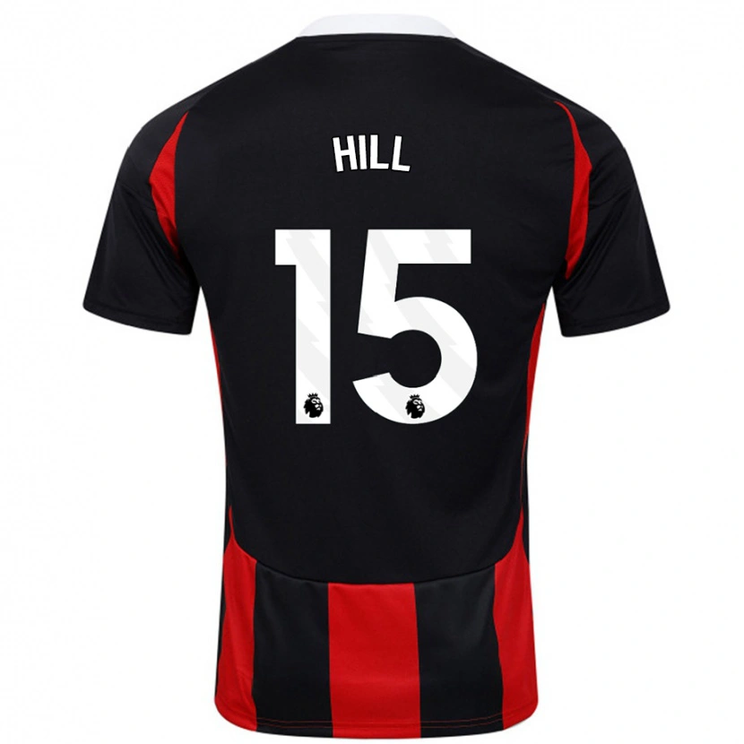 Danxen Herren Anisha Hill #15 Schwarz Rot Auswärtstrikot Trikot 2024/25 T-Shirt Schweiz