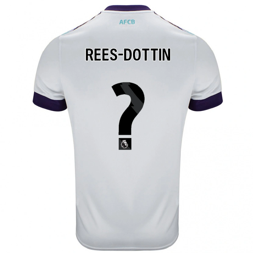 Danxen Herren Remy Rees-Dottin #0 Weiß Grün Lila Auswärtstrikot Trikot 2024/25 T-Shirt Schweiz