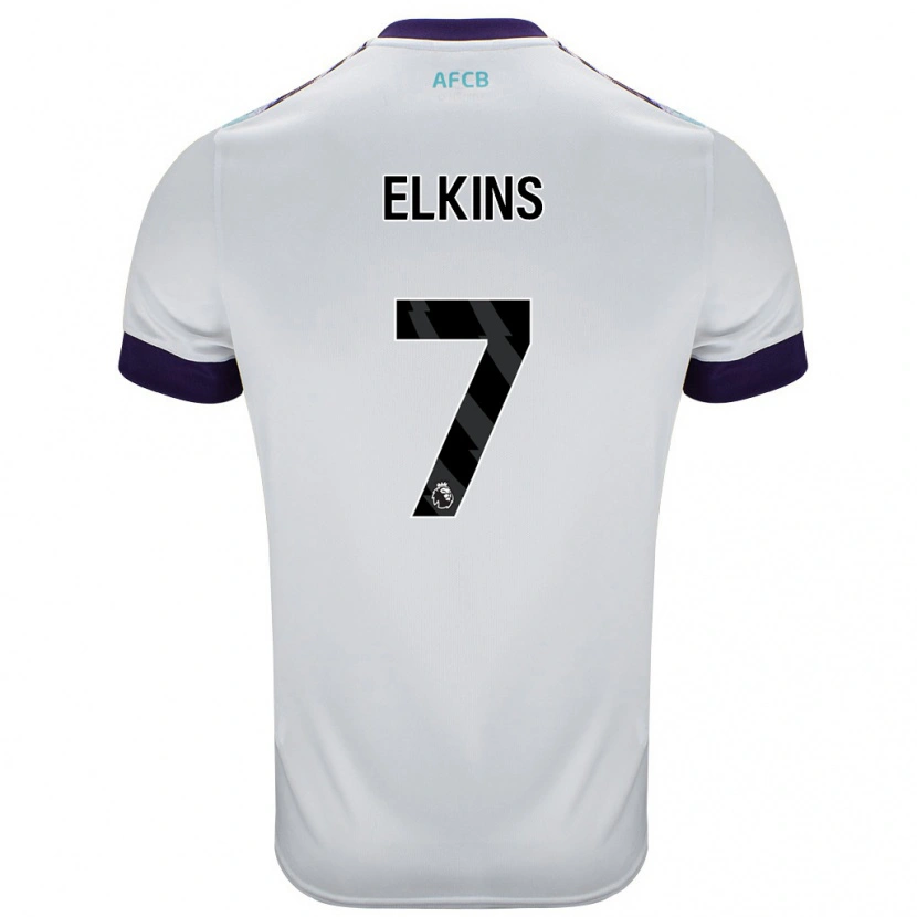 Danxen Herren Elle Elkins #7 Weiß Grün Lila Auswärtstrikot Trikot 2024/25 T-Shirt Schweiz