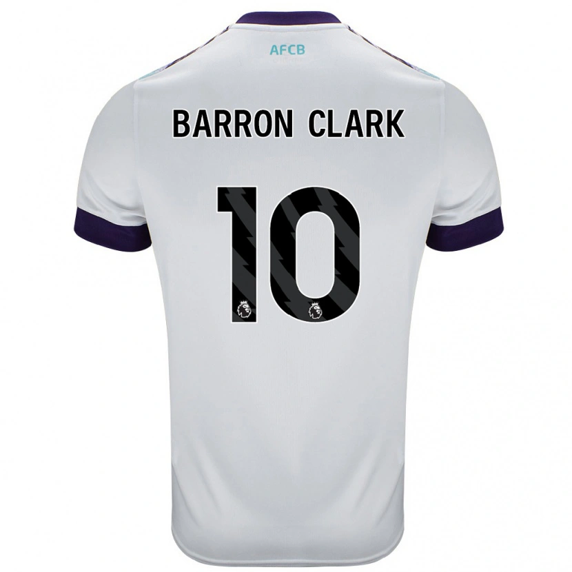 Danxen Herren Molly Barron-Clark #10 Weiß Grün Lila Auswärtstrikot Trikot 2024/25 T-Shirt Schweiz