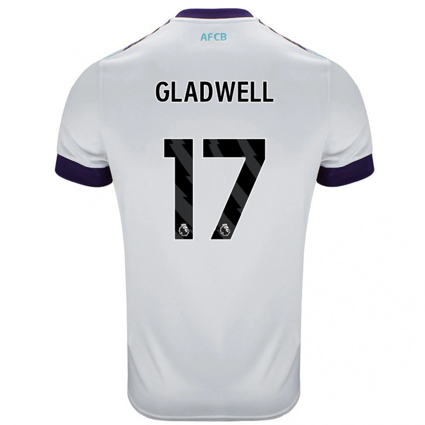 Danxen Herren Molly Gladwell #17 Weiß Grün Lila Auswärtstrikot Trikot 2024/25 T-Shirt Schweiz