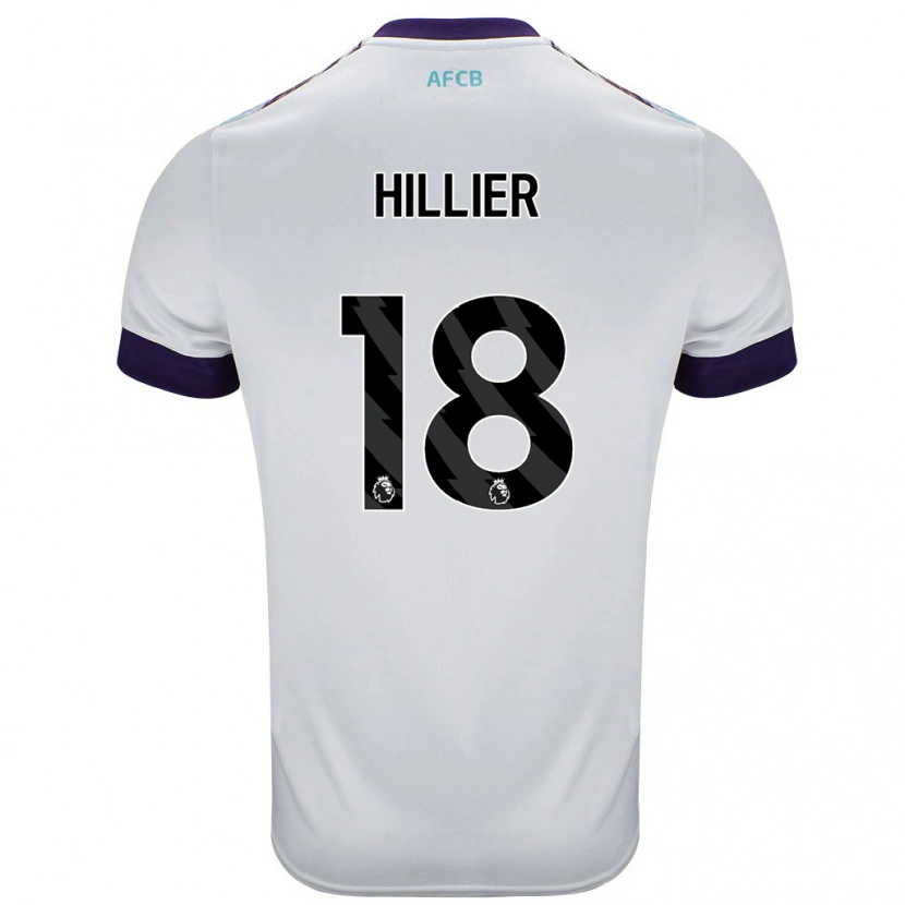 Danxen Herren Gemma Hillier #18 Weiß Grün Lila Auswärtstrikot Trikot 2024/25 T-Shirt Schweiz