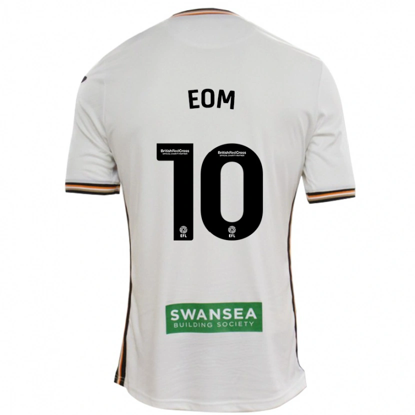 Danxen Damen Ji-Sung Eom #10 Rot Weiß Heimtrikot Trikot 2024/25 T-Shirt Schweiz