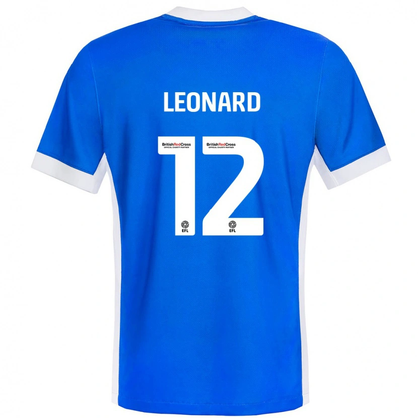 Danxen Damen Marc Leonard #12 Blau Weiß Heimtrikot Trikot 2024/25 T-Shirt Schweiz