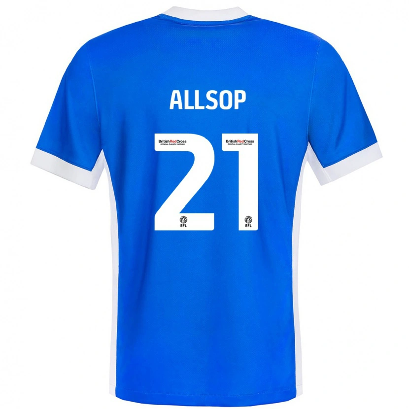 Danxen Damen Ryan Allsop #21 Blau Weiß Heimtrikot Trikot 2024/25 T-Shirt Schweiz