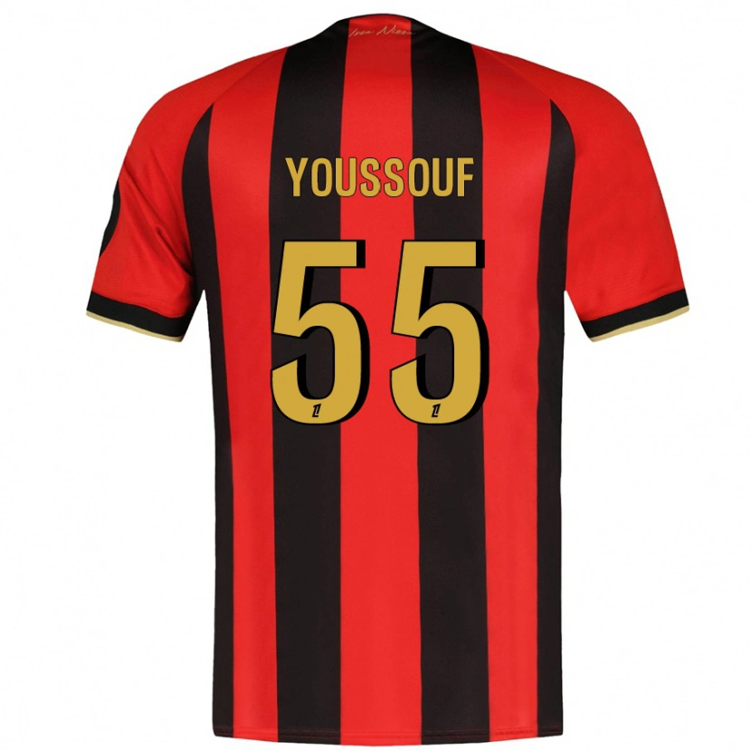 Danxen Damen Youssouf Ndayishimiye #55 Rot Schwarz Heimtrikot Trikot 2024/25 T-Shirt Schweiz