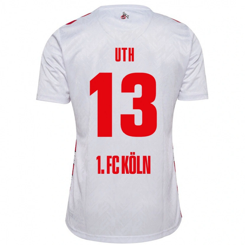 Danxen Damen Mark Uth #13 Weiß Rot Heimtrikot Trikot 2024/25 T-Shirt Schweiz